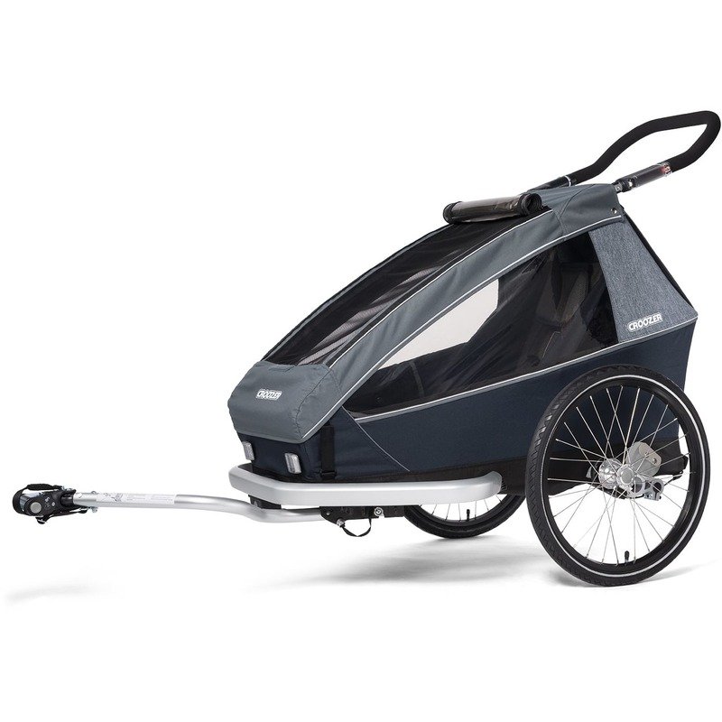 Croozer Kid Vaaya 1 - Remorque Vélo Enfants - graphite blue – Image 3