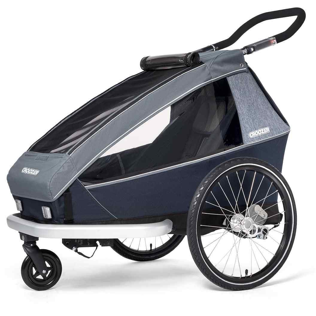 Croozer Kid Vaaya 1 - Remorque Vélo Enfants - graphite blue