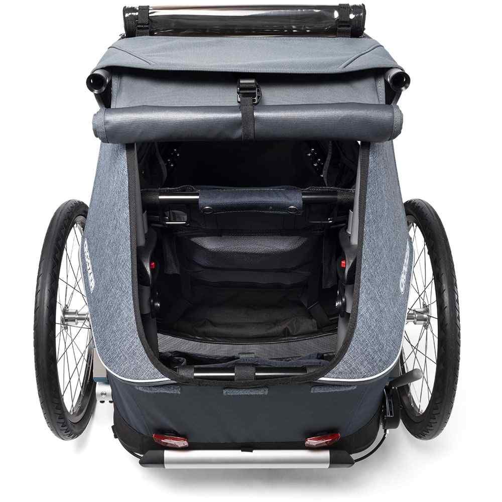 Croozer Kid Vaaya 1 - Remorque Vélo Enfants - graphite blue – Image 8
