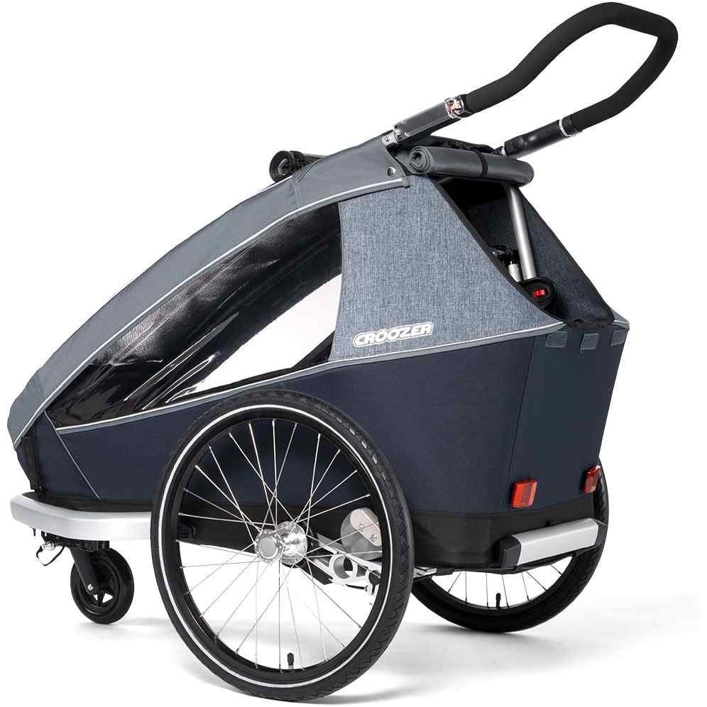 Croozer Kid Vaaya 1 - Remorque Vélo Enfants - graphite blue – Image 11