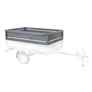 4 Réhausses en Acier Galvanisé pour Remorque Pliante WT150BF & WT175BF – +40 cm de Hauteur