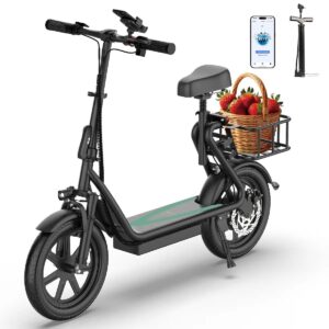 AOVOPRO ESBS - Trottinette électrique - Moteur 500W - Pneus 14 pouces - Vitesse max 25 km/h