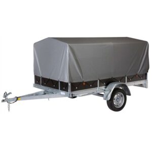 Bâche Haute NORAUTO pour Remorque Bois 1 Essieu – Protection Renforcée +80 cm