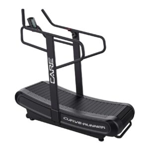 Care Curve-runner Tapis de course professionnel - Surface 160x44cm - 135 kg - 7 fonctions - Console intégrée - Performance, Endurance et Résistance Inégalées