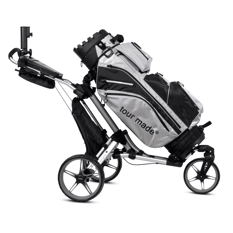 Chariot de golf Tour Made RT-150 Swivel Push – Image 4