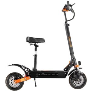 Cheevalry S10 - Trottinette Électrique puissante 3200W - Autonomie 110 km -Vitesse 70 km/h - Pneus 10" Tout-Terrain