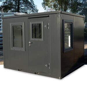 CONTAINER BELLA UNITÉ ISOLÉ EN ANTHRACITE 4 X 2 MÈTRES
