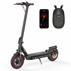 ISCOOTER i10 - Trottinette électrique - Moteur 650W - Autonomie 45 km - Vitesse max 40 km/h - 4 vitesses - Noir