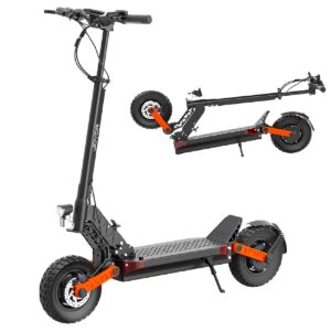 Joyor S10-S-Z - Trottinette pliable - 2000W - Vitesse max 65 km/h - 85 km d'autonomie - Pneus tout-terrain 10" - Double moteur - Noir