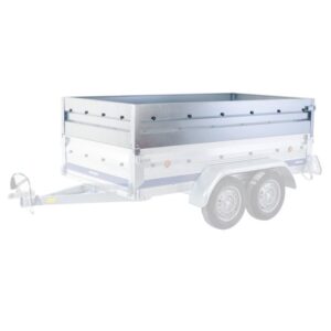 Jeu de 4 ridelles en acier pour remorque NORAUTO Intense 200 – Doublez votre capacité de chargement