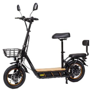Kukirin C1 Pro - Trottinette électrique pliable - Moteur 500W - Autonomie 100 km - Vitesse max 45 km/h - Roues 14"