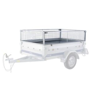 Rehausse grillagée à clip 200 x 120 cm – Hauteur 40 cm pour remorque NORAUTO