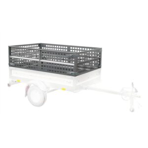 4 Réhausses Grillagées 50 cm pour Remorque Pliable WT150BF / WT175BF