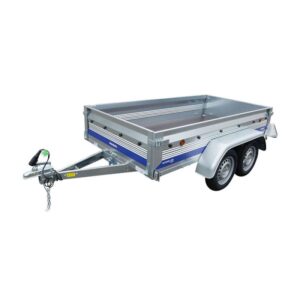 Remorque INTENSE 200 2M50 – Remorque 2 essieux 500 kg pour transport matériel et déchets verts