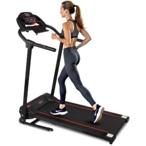 Serenelife  - Tapis de course pliable - Moteur 1 HP - Jusqu'à 10 km/h - Bluetooth - Capteurs de pouls