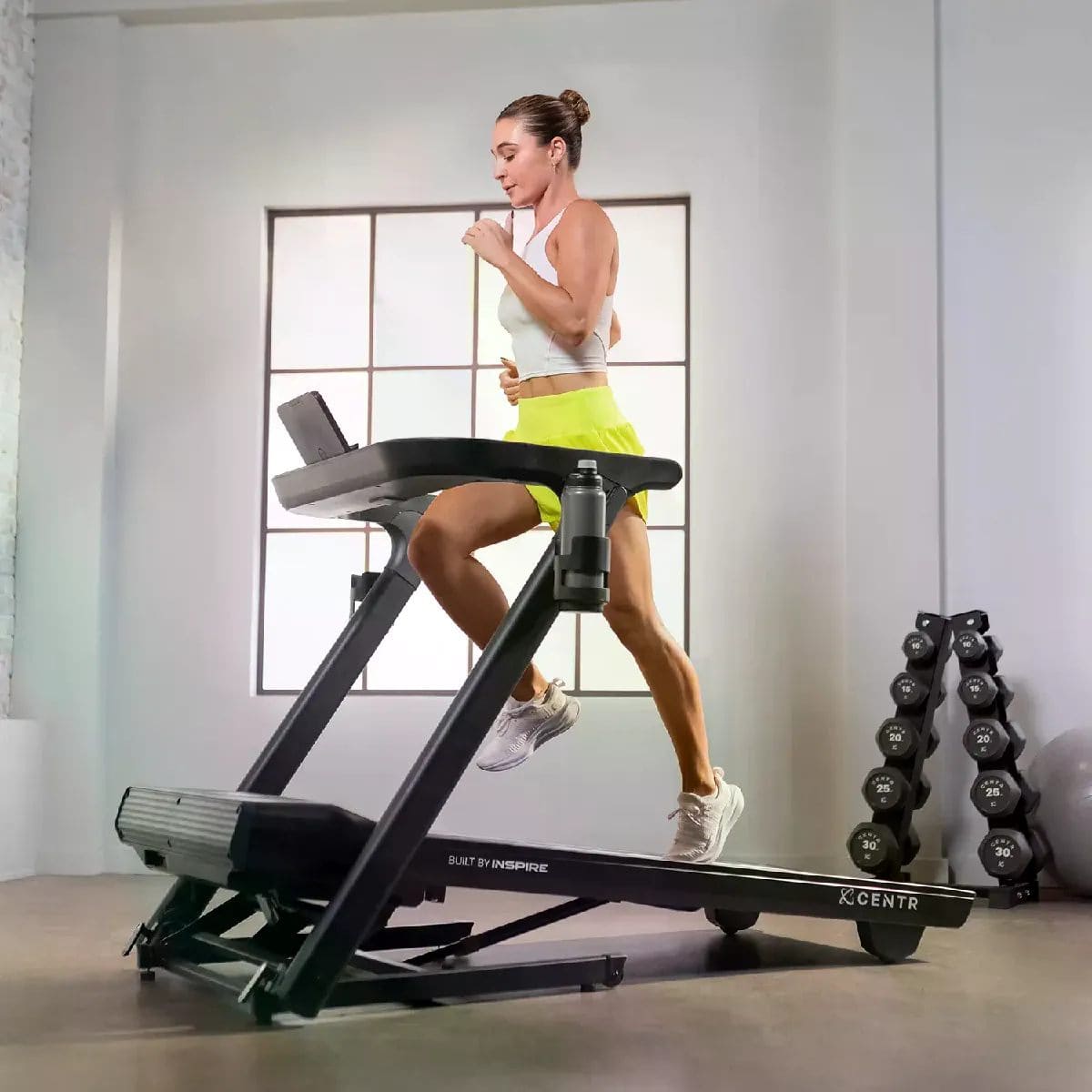 Centr RUNR TM3.2 – Tapis de Course Électrique 3.2CV Pliable – Bluetooth, Écran LCD, 12 Programmes - 16km/h – Image 4