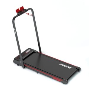 Tapis de Course Electrique Pliable Y-RAIN- Vitesse 1 à 12km/h - Télécommande - Ecran LED - 2.25HP