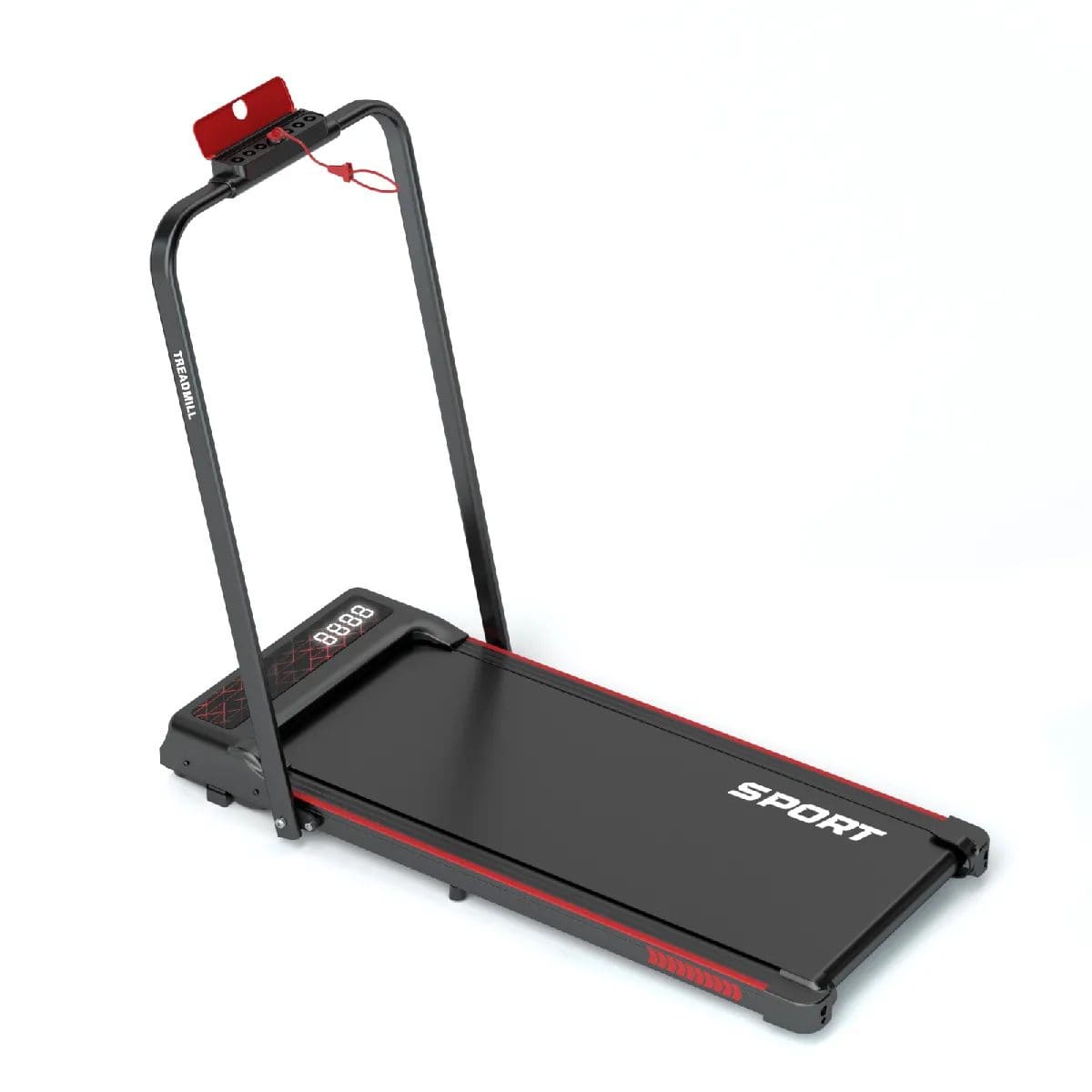 Tapis de Course Electrique Pliable Y-RAIN- Vitesse 1 à 12km/h - Télécommande - Ecran LED - 2.25HP