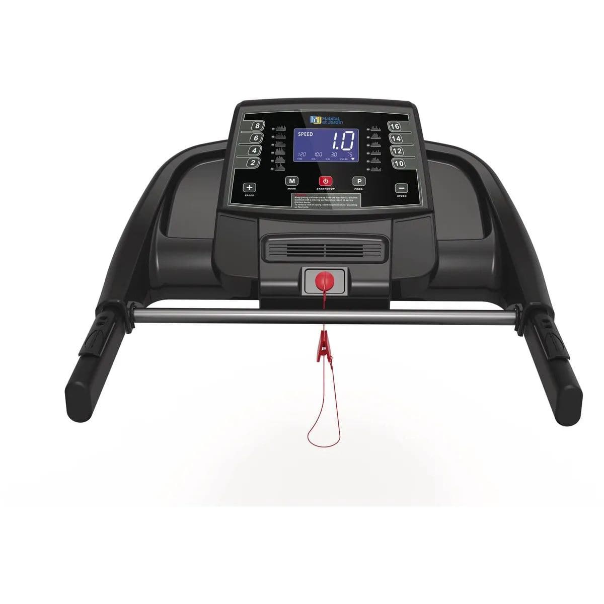 Tapis de Course Motorisé Habitat et Jardin Dimi - Vitesse 1-16 km/h - 15 Programmes - Pliable – Image 3