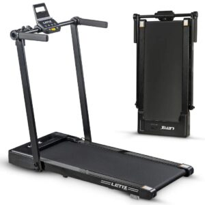 Tapis de Course Pliable Sparrow FoldPro - Moteur 1500W, 12 km/h, 12 Programmes, Compact et Silencieux - Noir