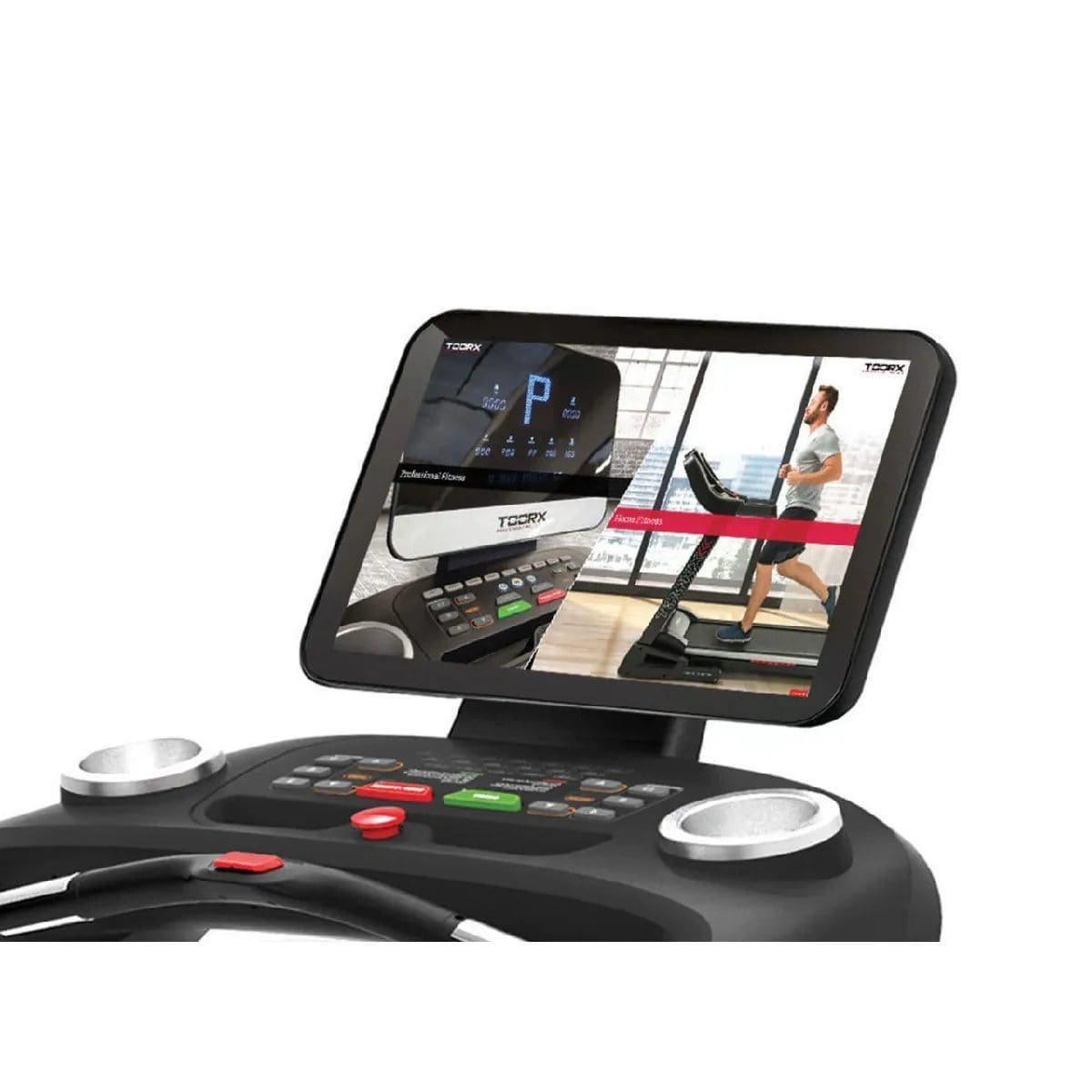 Tapis de course connecté professionnel Toorx TRX-9000 EVO TFT – Moteur AC 8CV, Écran tactile 21,5", Zwift, 25 km/h – Image 3