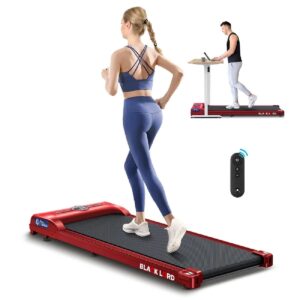 Tapis de marche électrique Black Lord SL9 - 2.2 CV - Structure robuste - Écran LED - Bluetooth intégré - Rouge