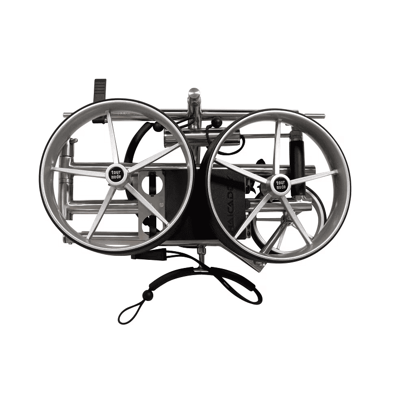 Tour Made Haicaddy® HC3X Chariot de golf en acier inoxydable Push – Image 7