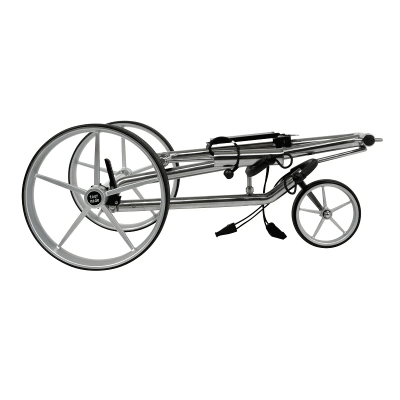 Tour Made Haicaddy® HC3X Chariot de golf en acier inoxydable Push – Image 8