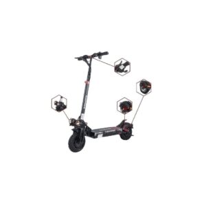 Trottinette Électrique Urbanglide Ecross Pro Boost 1600W Reconditionnée – Double Moteur, 50 km d'Autonomie