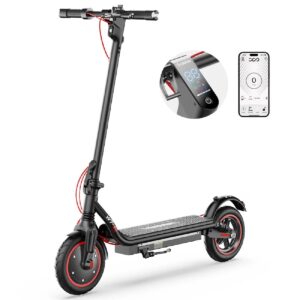 Trottinette Électrique iScooter W7 – 350W, 30 km d’Autonomie, Vitesse 25 km/h, Pliable & Ultra-Légère (12 kg) - Noir