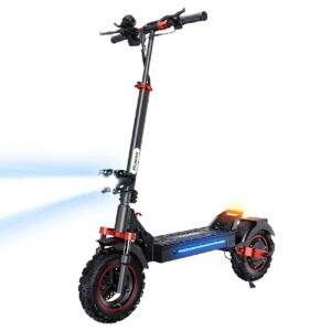 Trottinette Électrique iScooter iX5S – 1000W, 65 km d'Autonomie, 45 km/h – Frein Double Disque & Pneus Tout-Terrain