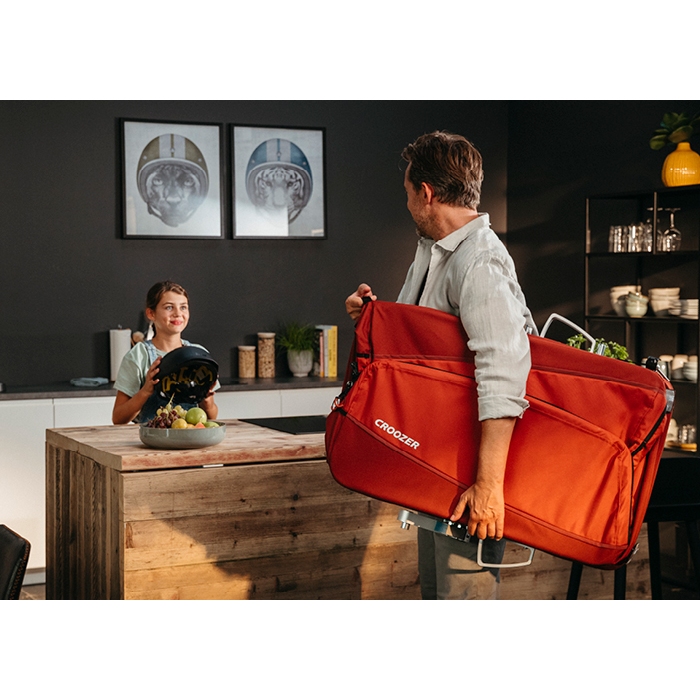 Croozer Remorque Vélo - Cargo Kalle - lava red – Image 7