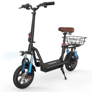 iScooter i12 - Trottinette électrique - Moteur 500W - Autonomie 35 km - Pneus 12 pouces - Design pliable