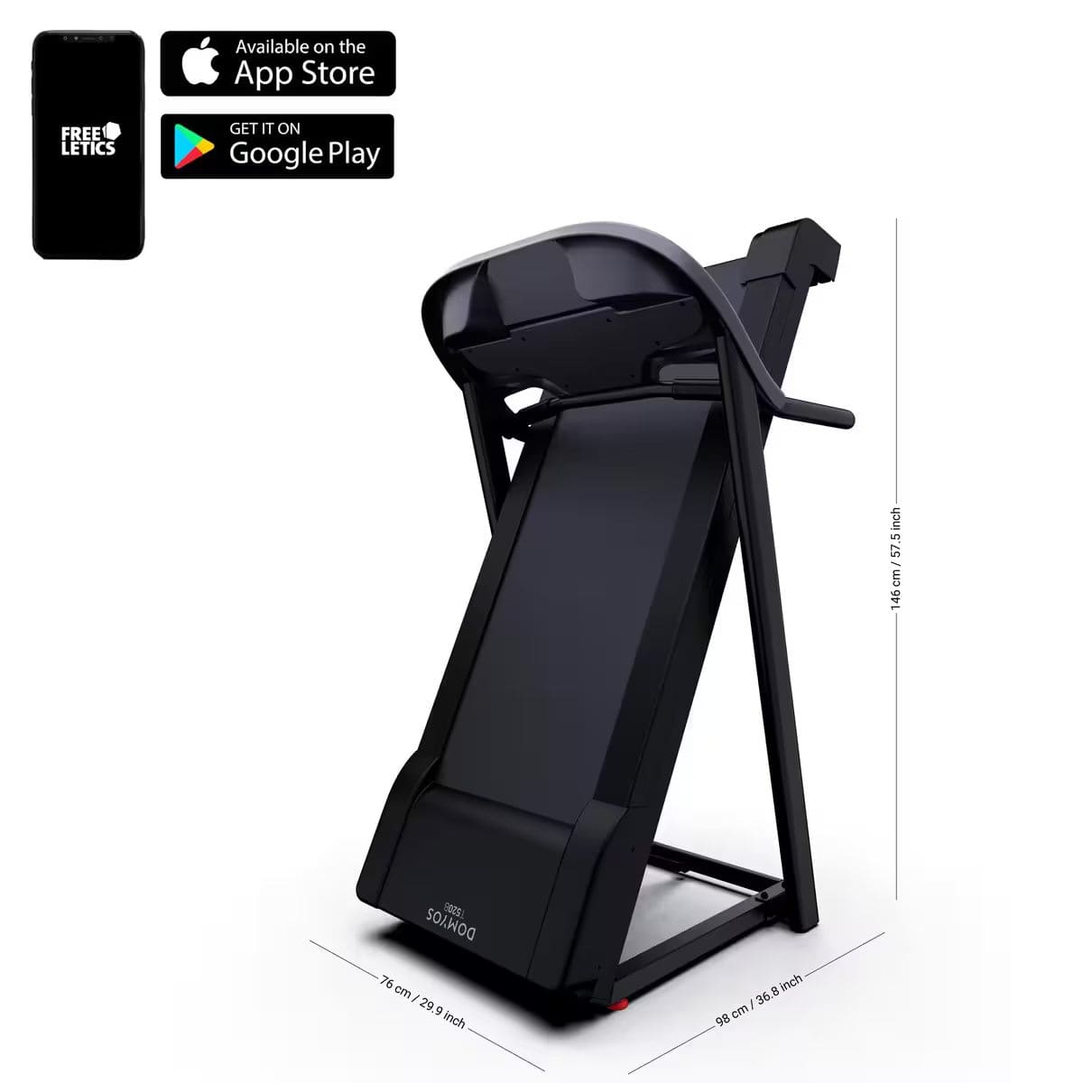 Tapis de course t520b confort, 13 km/h, 43x121cm – Image 2