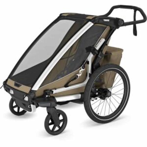 Thule Remorque Vélo pour 1 Enfants – Chariot Cross 2 Single – faded khaki