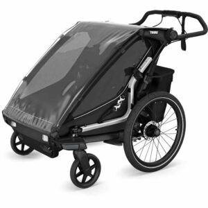 Thule Remorque Vélo pour 2 Enfants – Chariot Sport 2 Double – noir