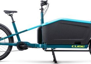 Vélo Cargo Électrique Cube Cargo Sport Hybrid 500 Shimano Deore 10V 500 Wh 20/27.5'' Bleu