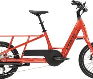 Vélo Cargo Longtail Électrique Trek Fetch+ 2 Shimano Deore 10V 500Wh 20'' Rouge Lave