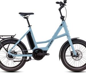 Vélo de Ville Électrique Cube Compact Hybrid Comfort 500 Shimano Nexus 5V 500 Wh 20'' Bleu Aruba 2025