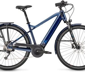Vélo de Ville Électrique Moustache Samedi 28.2 Shimano Altus 9V 500 Wh 700mm Bleu Nuit 2023
