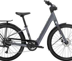 Vélo de Ville Électrique Trek Verve+ 1 Lowstep LT 250Wh Shimano Acera 8V Gris 2024