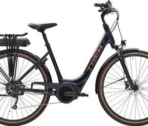 Vélo de Ville Électrique Trek Verve+ 2 Lowstep Shimano Altus 9V 500 Wh Azure