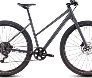 Vélo Fitness Cube Hyde One Trapeze Shimano Essa 8V 700 mm Gris Graphite 2025