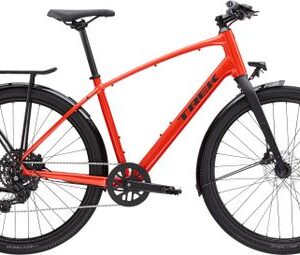 Vélo Fitness Trek Dual Sport 2 Equipped Shimano Cues 9V 27.5'' Rouge Gén 5
