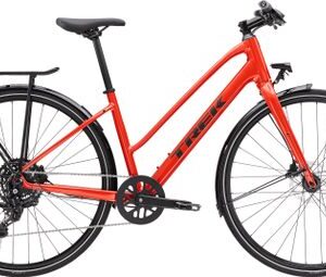 Vélo Fitness Trek FX 2 EQ Mid-step Shimano Cues 9V 700 mm Rouge Gén. 4