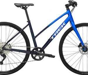 Vélo Fitness Trek FX 3 Disc Stagger Shimano Deore 10V 700 mm Bleu