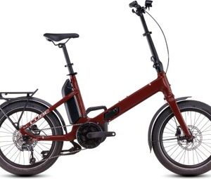 Vélo Pliant Électrique Cube Fold Hybrid 500 Shimano Tiagra 10V 500 Wh 20'' Rouge Merlot 2025