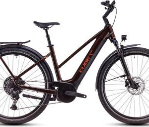 Vélo VTC Cube Touring Hybrid Pro 500 cinnamon´n´orange