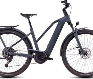 VTC Électrique Cube Kathmandu Hybrid One 600 Trapeze Shimano Cues 10V 600 Wh 700 mm Gris Shadow 2025