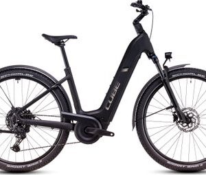 VTC Électrique Cube Nuride Hybrid Pro 600 Allroad Easy Entry Shimano Cues 10V 600 Wh 29'' Noir 2025